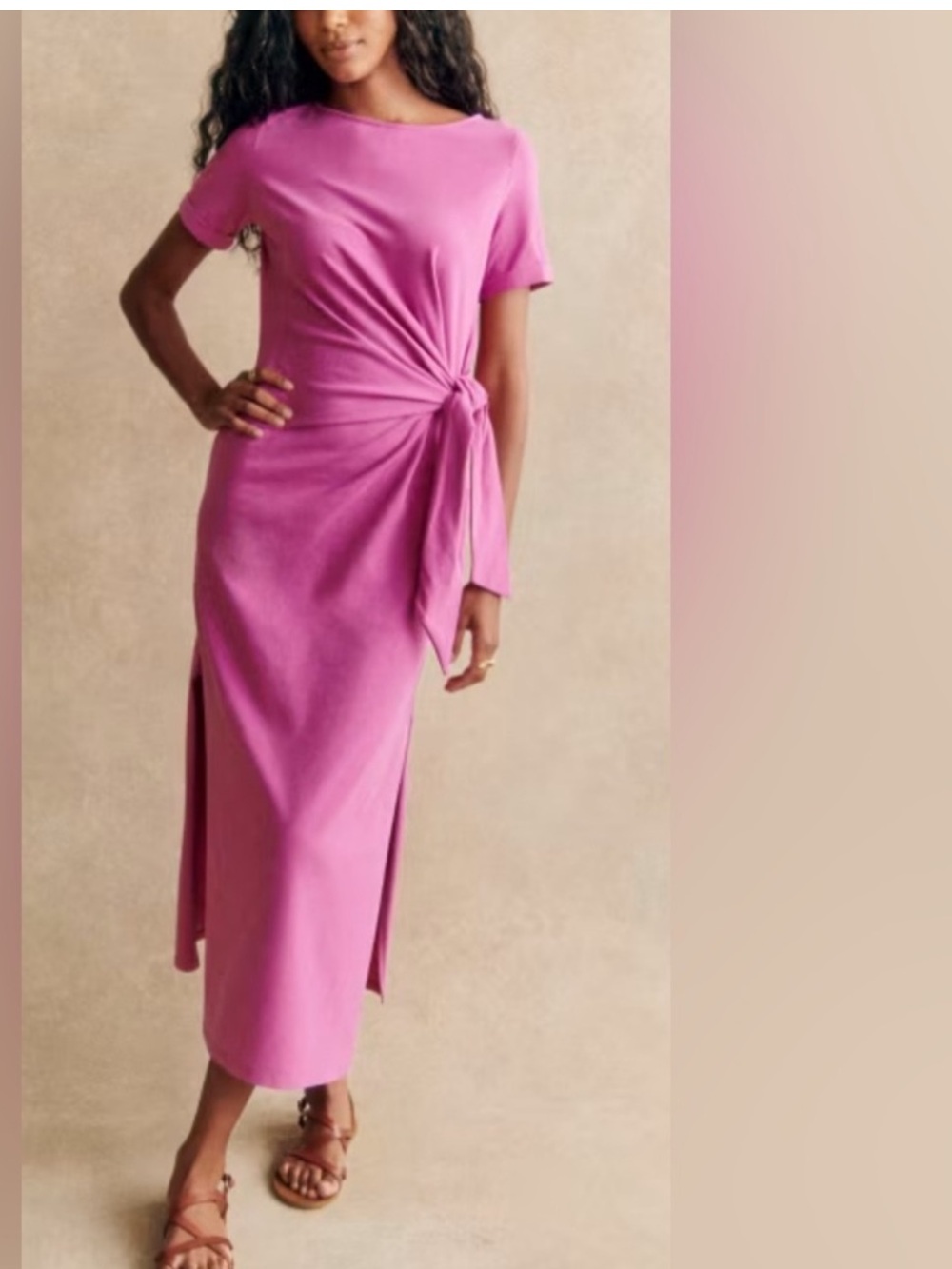 Sézane Pippa Dress – Dahlia Pink – Size M worn 1x